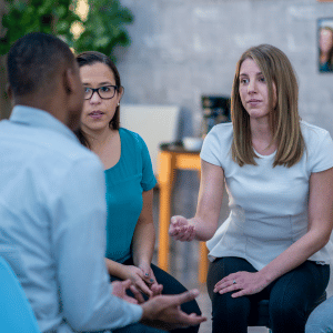 share experiences in group support